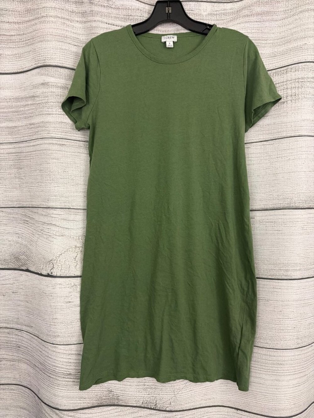 J.Crew Green Short Sleeve T-Shirt Dress Size S